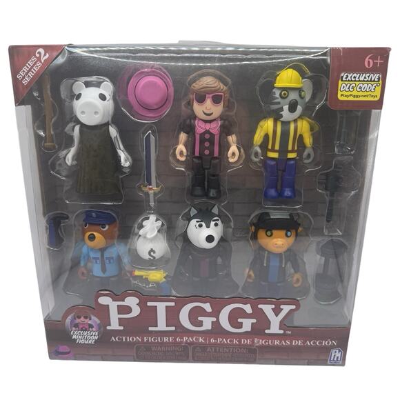 Piggy Series 2 Action Figures NIB 6 Pack MiniToon Willow Memory Rare Roblox